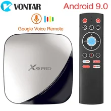 X88 Pro Android 9,0 Smart tv Box RK3318 1080 P 4 K 4G 32G Google Play YouTube Netflix 4G 32G двойной Wifi медиаплеер