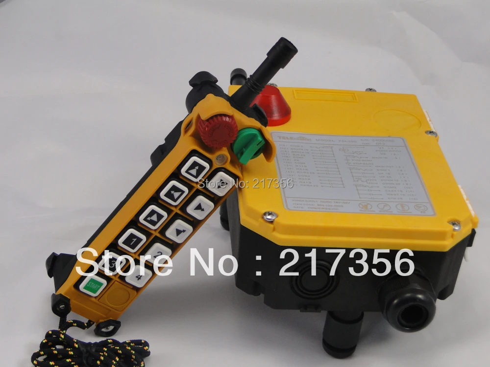 

F24-10D(include 1 transmitter and 1 receiver)/10 channels 2 Speed Hoist crane remote control wireless radio Uting remote control