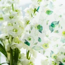 8 шт./лот, классический туманный всесезонный цветочный узор, матовое полупрозрачное покрытие, открытка для сообщений, конверт для хранения букв, подарки