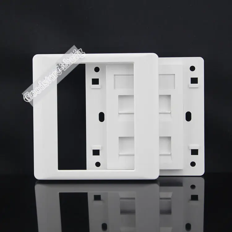 Настенная панель 4 порта Ethernet LAN CAT5 5e RJ45 86 мм|ethernet lan|lan ethernetlan lan |