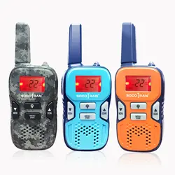 Детские иди и болтай Walkie Talkie S 22 Каналы FRS/GMRS UHF мини иди и болтай Walkie Talkie для детей в возрасте 2-передающая радиоустановка 3 миль со вспышкой