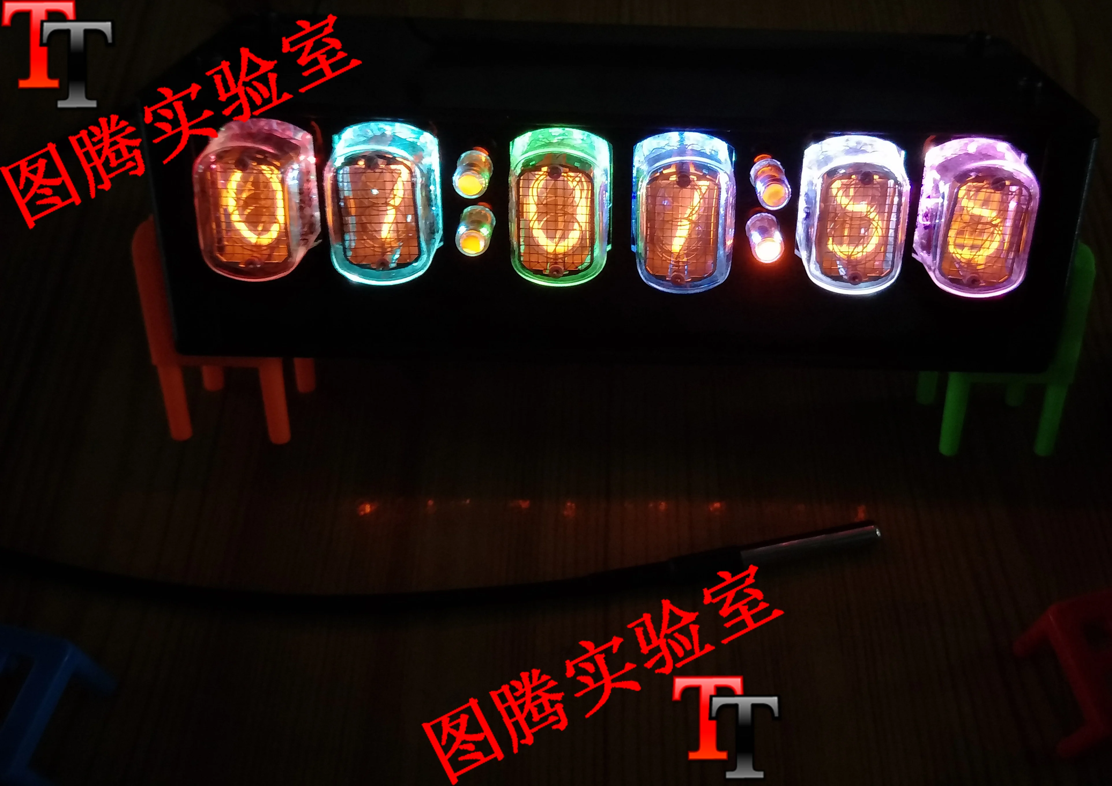 IN-12A Glow Tube Clock Glow Clock DIY Clock Transcends QS18-12 GPS Electron Tube IN-12A Glow Tube Clock Glow Clock DIY Clock Transcends QS18-12 GPS Electron Tube