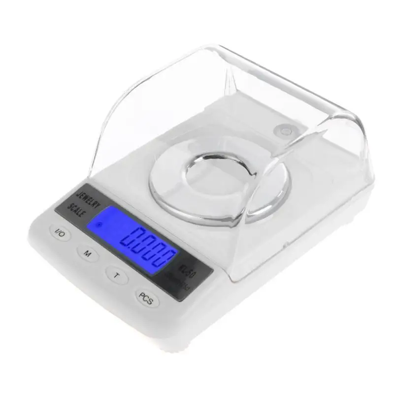 

50g/0.001g Portable Digital Scale LED Luminous High-precision Jewelry Scale Electronic Kitchen Balanca Digital Weighting Tool