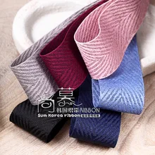 100 ярдов полиэстер хлопок саржевая лента Корейская лента для ручной работы аксессуары для волос украшения одежды