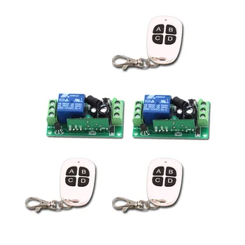 

RF Wireless Remote Control Switch System DC 9/12/24V 1CH 3Transmitter & 2Receiver Relay Receiver Control Distance 150 m