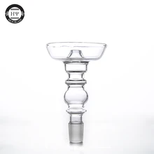 18,8 мм прозрачный высокий боросиликатный стеклянный кальян табачная чаша кальян хича наргиле аксессуары