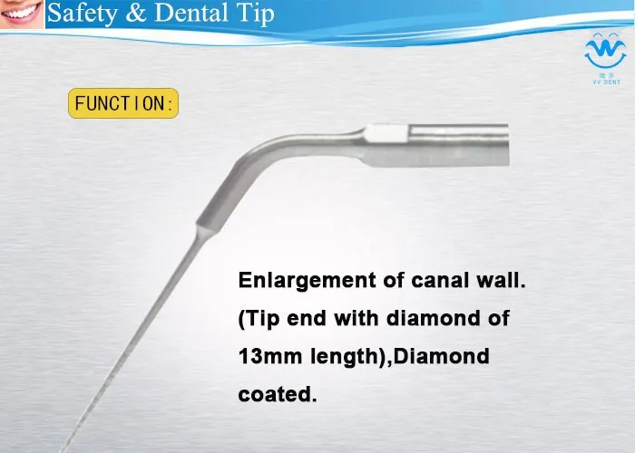 E5D, eododtnics наконечник, увеличение стенки Канала Эндо. Алмазное покрытие, насадка Стоматологическая, стоматологический инструмент, стоматологическая лаборатория, зубы