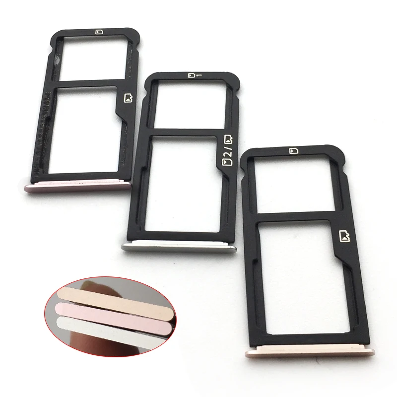

New Sim Cards Adapters For ZTE Blade v8 mini SIM Card Tray Holder replacement Part