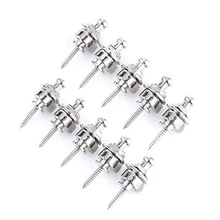 SEWS-10x с круглой головкой гитарный Бас ремень замки Schaller-style Straplocks