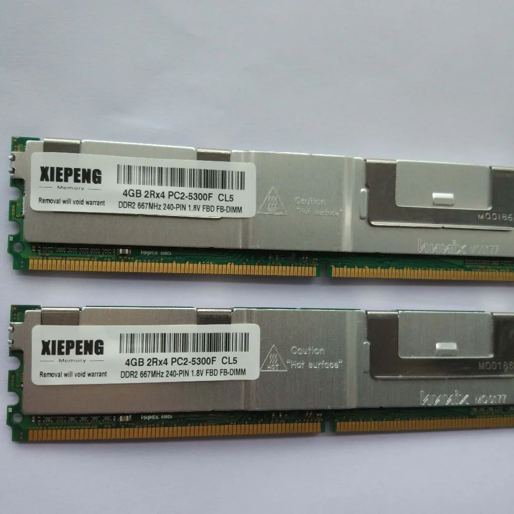 Серверная память для Dell PowerVault DP600 DP500 DL2000 4 Гб DDR2 ECC FBD 8 ГБ 667 МГц Φ 2Rx4 полностью