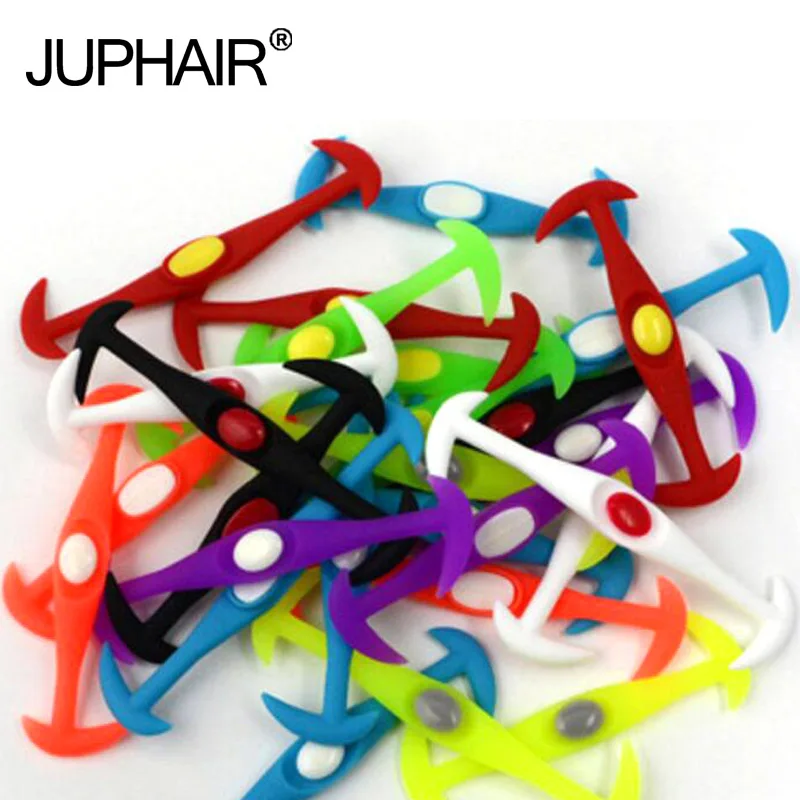 

JUP1 Set /10 pieces Shoelaces Unisex Elastic Silicone Laces Men Womens All Sneakers Fit Belts Sports Canvas PU shoes Accessories