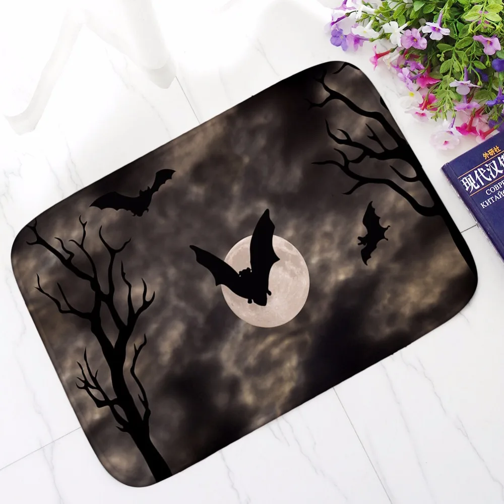 Flannel Waterproof Door Mat Halloween Skull Cartoon Carpet Bedroom Rug Decorative Stair Mats Home Decor Crafts Kitchen Tapete Flannel Waterproof Door Mat Halloween Skull Cartoon Carpet Bedroom Rug Decorative Stair Mats Home Decor Crafts Kitchen Tapete