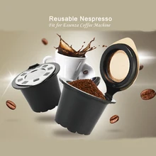 ICafilas многоразовые кофейные капсулы Nespresso с пластиковым фильтром Pod подарок на день рождения 20 мл фильтры кухня столовая Бар