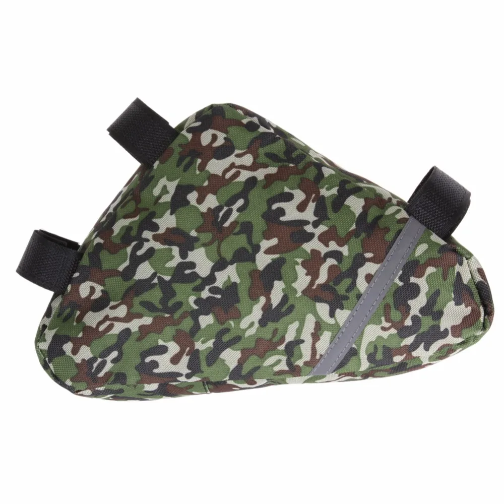 Flash Deal Bicycle Frame Triangle Bag Storage Pouch Bags Cycling MTB Road Bike Tube Corner Pannier Black/Camouflage Bycicle ciclismo 0