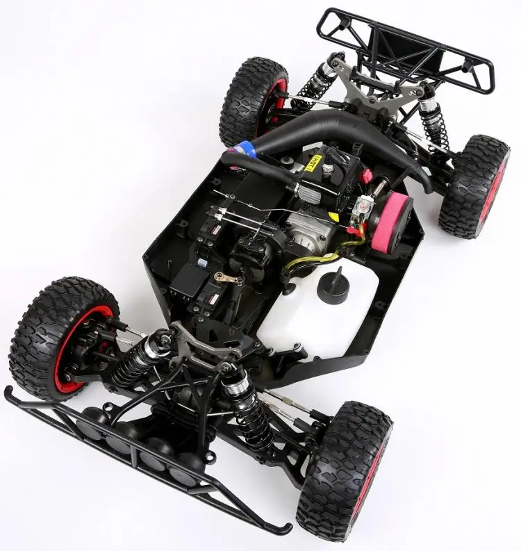 Review 1/5 Scale Rofan Rovan LT 290 29cc 2T Gasoline Engine Two 45KG Servo 4WD RC Truck - remote
