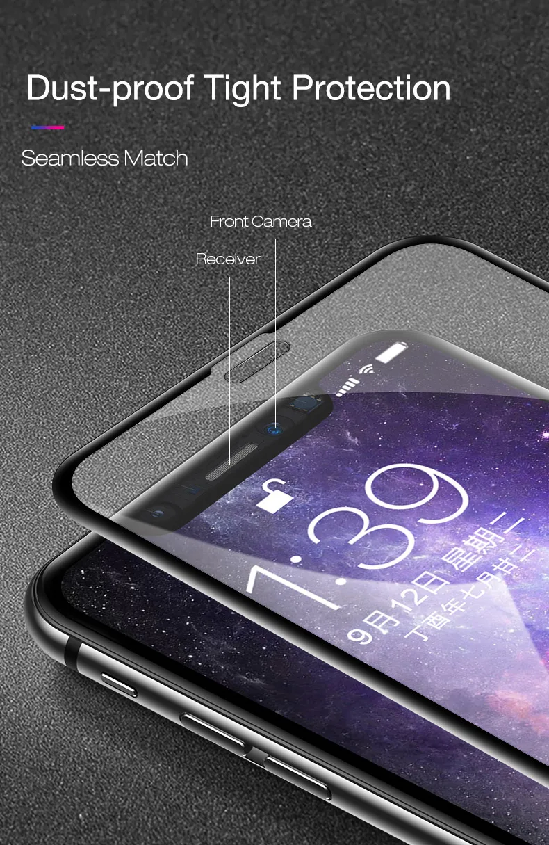 glass for iphone XS Plus screen protector (9)