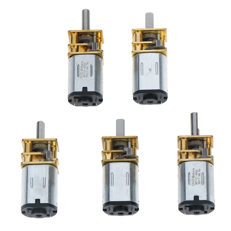 

1PCS 6V 12V DC Mini Micro Metal Gear Motor with Gearwheel DC Motors 20/30/50/100/200/300 RPM