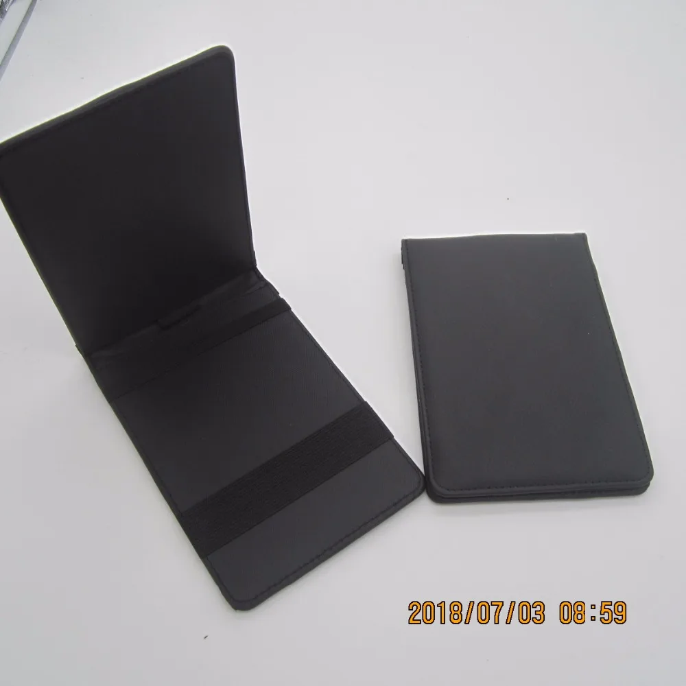 

black color golf score card yard book cover PU leather golf scorecard holder Unique PU leather golf scorecard holder