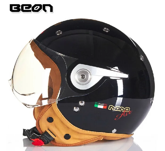 Новая аутентичная обувь Нидерланды BEON модный высокий уход за кожей лица мотоциклетный шлем электронные велосипедные шлемы B110A для мужчин и женщин - Цвет: bright black