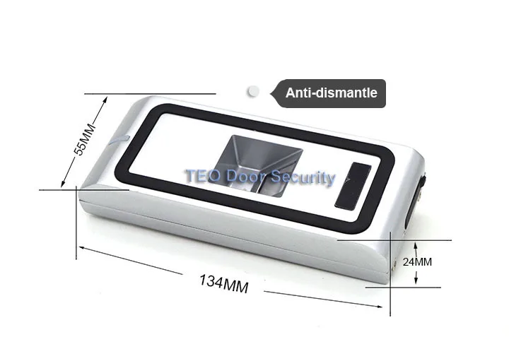 Отпечатков пальцев Биометрический доступа Управление с быстрой и надежную производительность Водонепроницаемый РГ выход металлический корпус система посещаемости