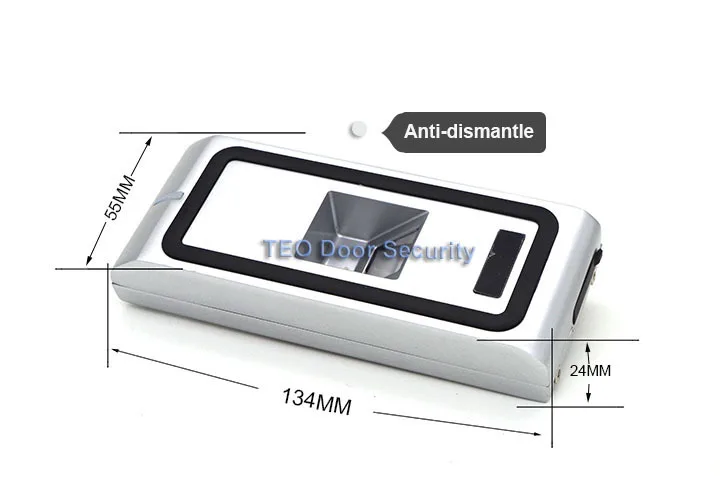 Fingerprint Biometric Access Control With Fast and Reliable Performance Waterproof WG output Metal Case attendance system