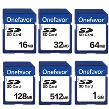 Onefavor 16 mb 32 mb 64 mb 128 mb 256 mb 512 mb 1 gb 2 gb sd cartão de memória flash digital seguro