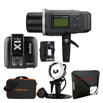 

Godox 2.4G AD600BM Camera Flash Speedlite 60*60 Softbox CB-09 Carry Case AD-H600B Extend Head PB-600 Bag X1T-C/F/N/O/S Trigger