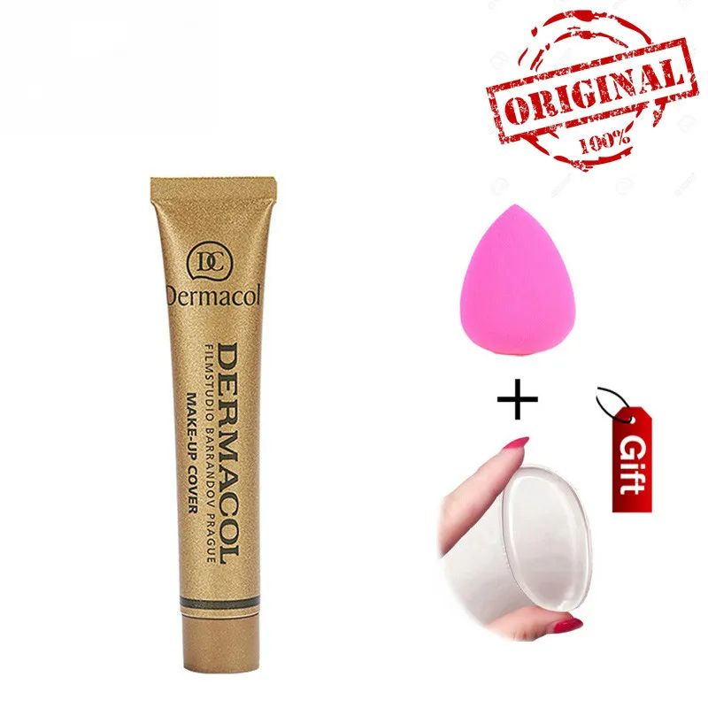 

Original DERMACOL MAKE-UP COVER Waterproof Foundation Primer Legendary Deep Cover Blemish Cream Natural For Face Leg Arm Neck