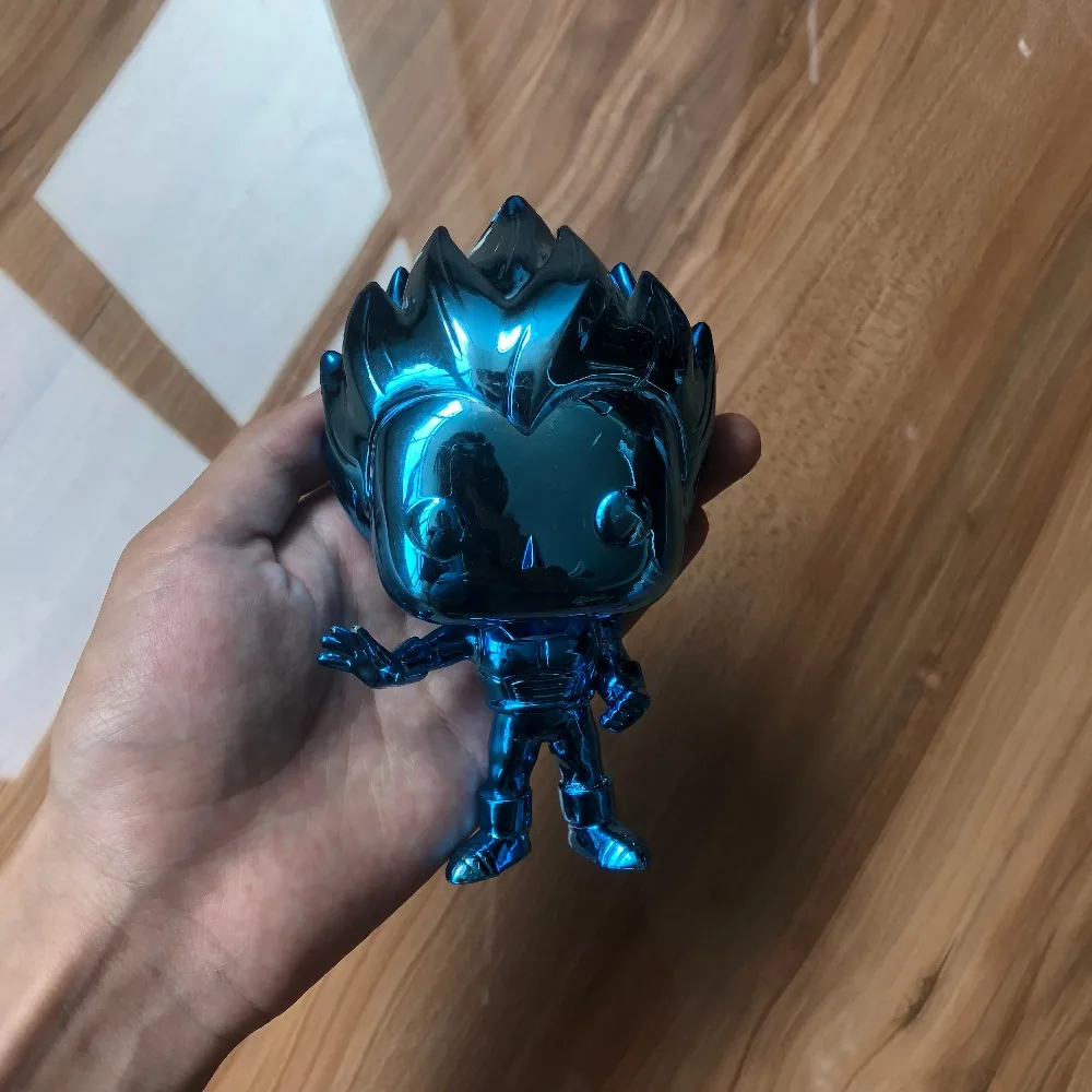 2018 NYCC эксклюзивный Funko поп Амин Dragon Ball Z Вегета (синий хром) фигурку Коллекционная