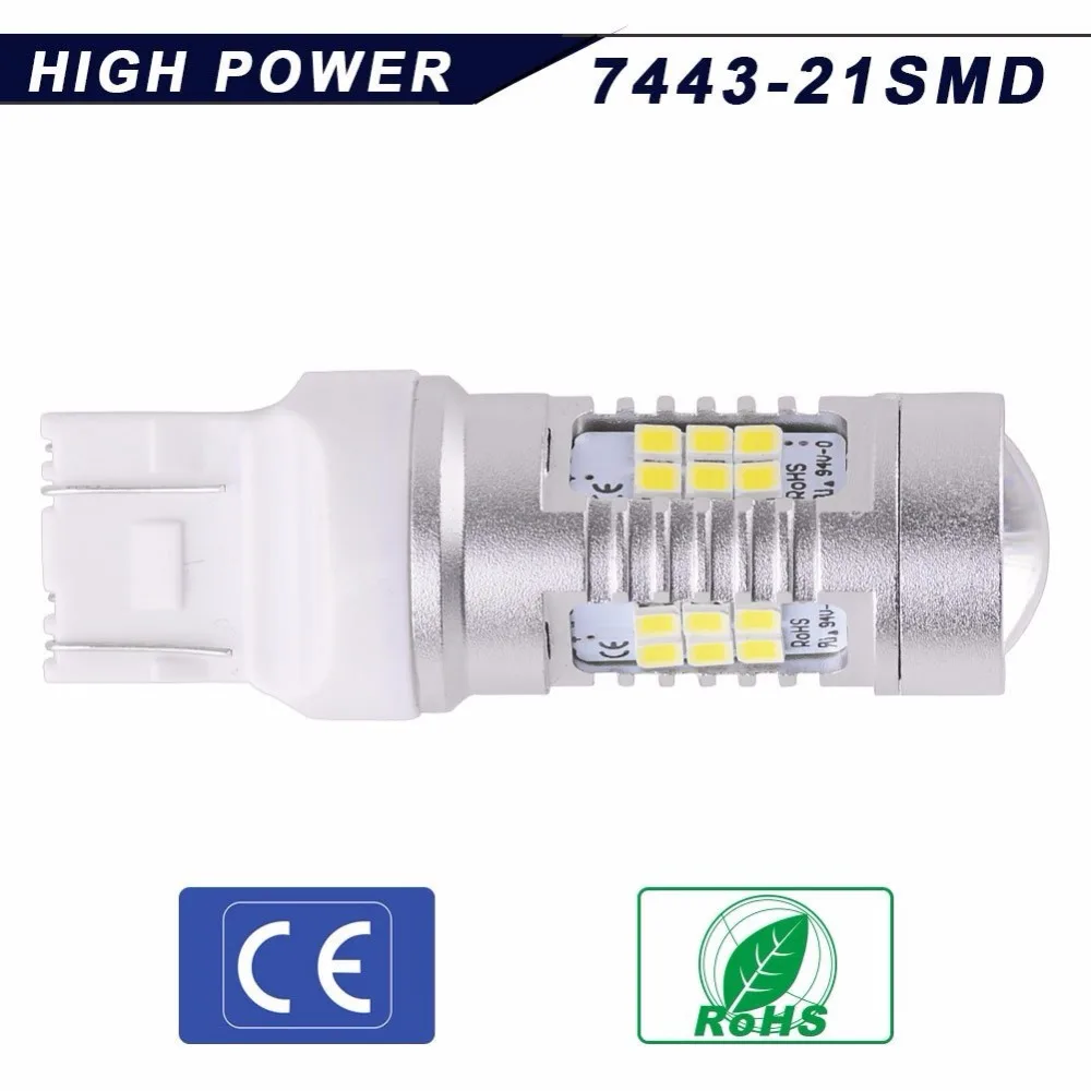 Универсальная Светодиодная лампа COPPIA LAMPADE для OPEL ZAFIRA MOKKA ASTRA MERIVA T20 W21/5W DRL BIANCO ICE SMD