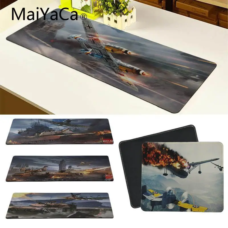 

MaiYaCa Boy Gift Pad War Thunder Durable Rubber Mouse Mat Pad Locking Edge Mousepad Mat Keyboard Mat Table Pad