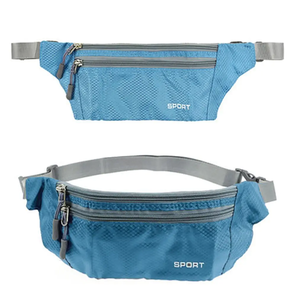 ISKYBOB 3 Layer Zipper Chest Bag Shoulder Waterproof Belt Bum Waist
