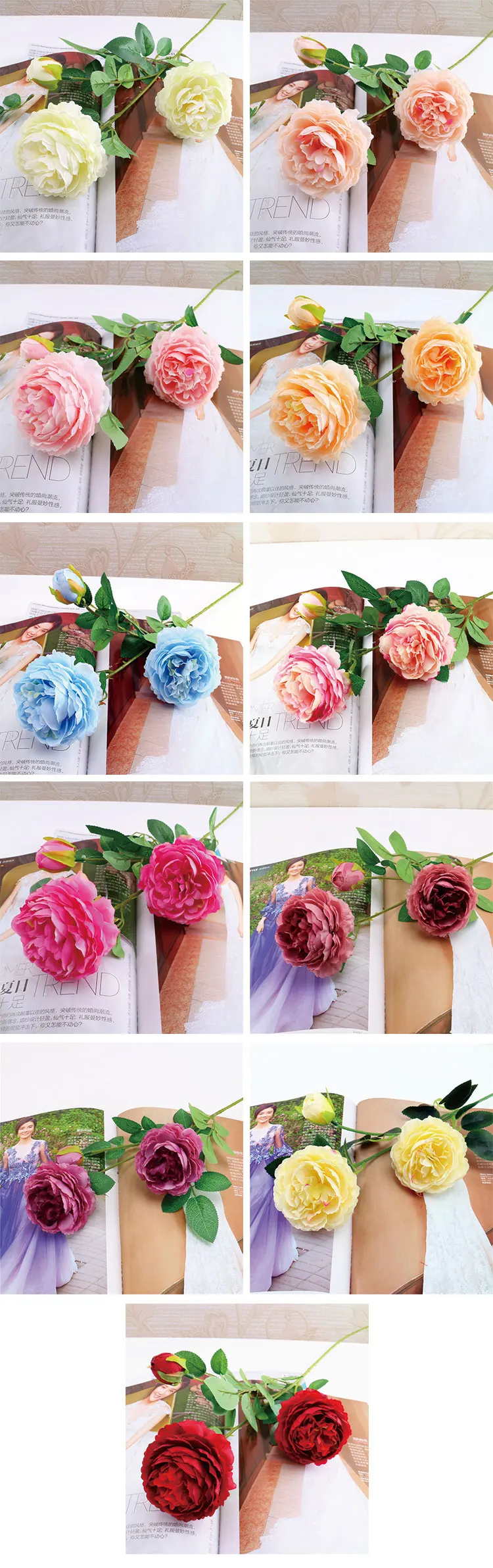 artificial rose flower