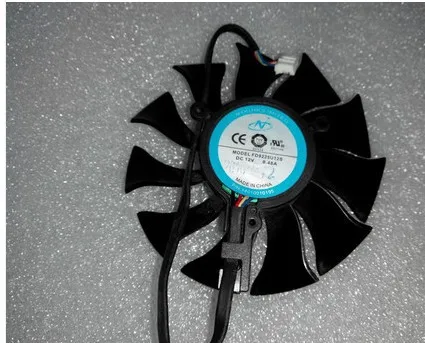 Оригинальный HD5830 5850HD6850 VAPOR-X 6870 токсичный сапфировый вентилятор для видеокарты |