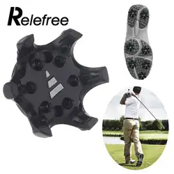 Обувь для гольфа замена шипов бутсы ультра тонкий черный вставить системы резиновая обувь