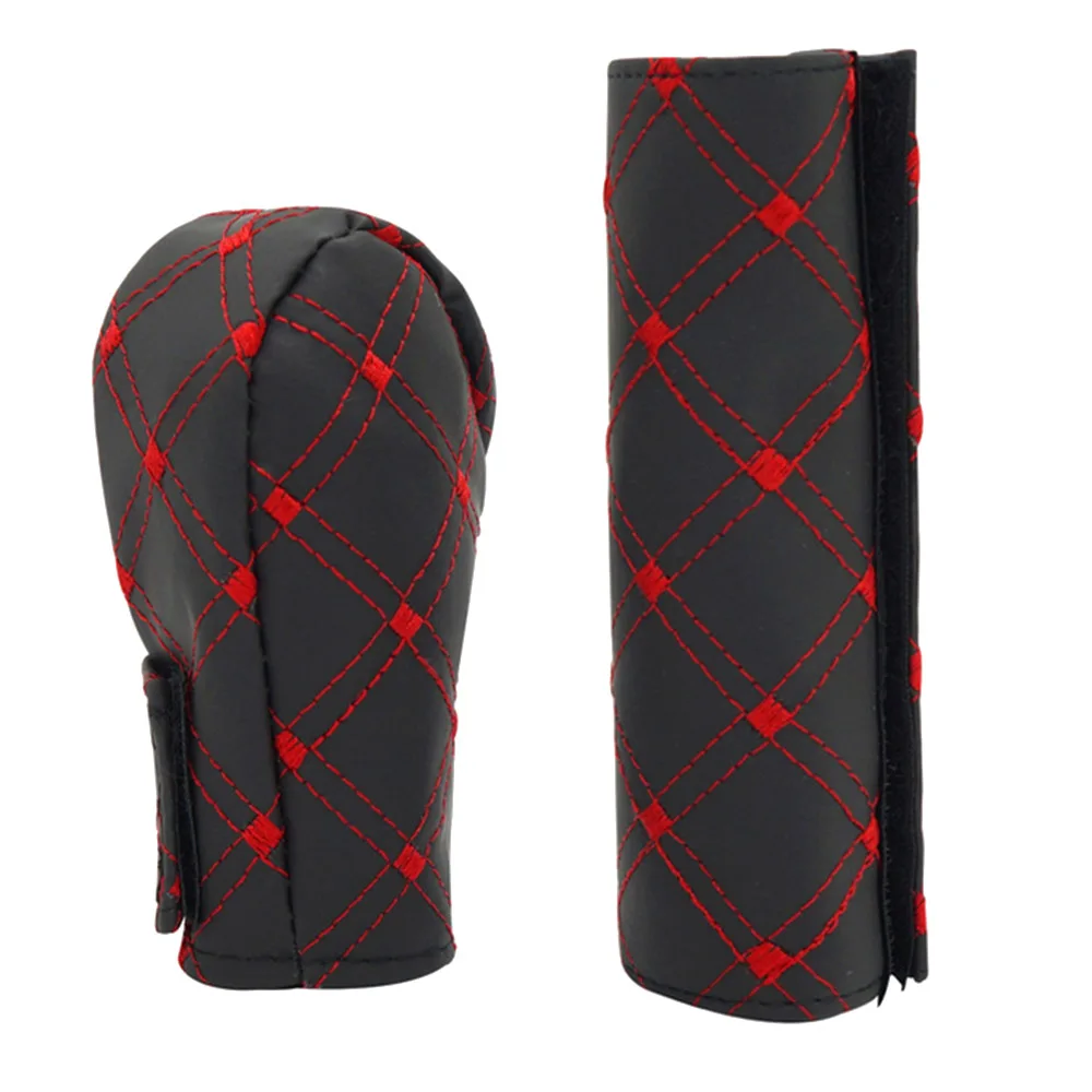 

Universal Auto Car Handbrake Gear Shift Cover Handle Hand Break Protect Accessories Case Sleeve Stick Anti-slip
