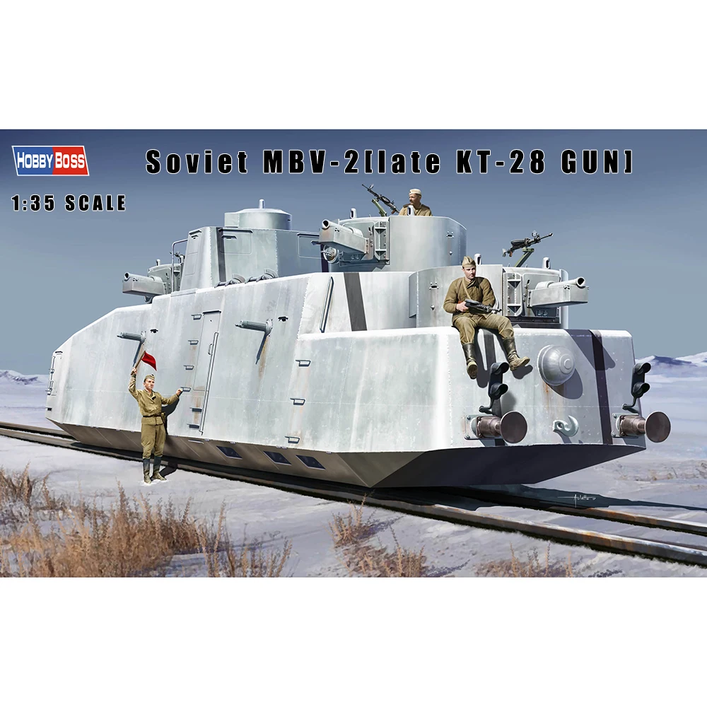 

1/35 hobby boss 85516 Soviet MBV-2[late KT-28 GUN] model hobby