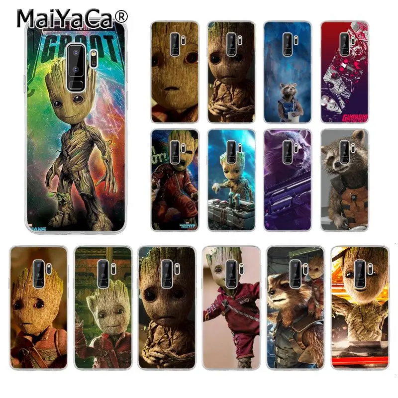 

MaiYaCa Guardians of the for Galaxy Marvel Phone Case for Samsung Galaxy S9 plus S7 edge S6 edge plus S5 S8 plus case
