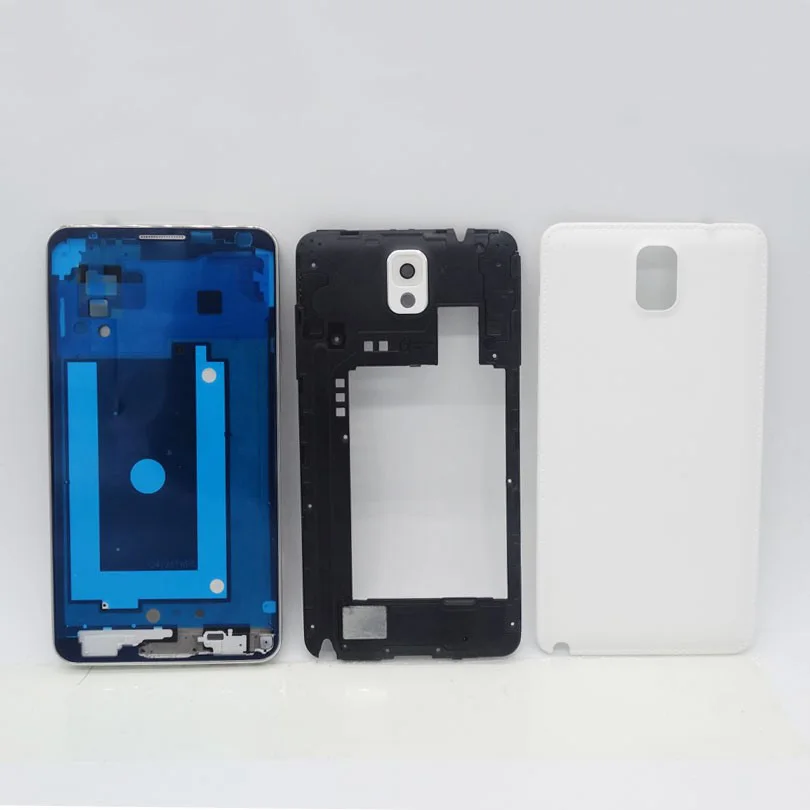

Front Housing LCD Plate Mid Frame Bezel Replacement Part for Samsung Galaxy Note3 Note 3 n900 3G N9005 with battery door cover