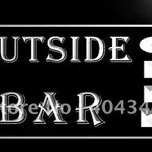 LB647-вне Бар Паб Клуб Открытый пиво светодиодный знак неонового света