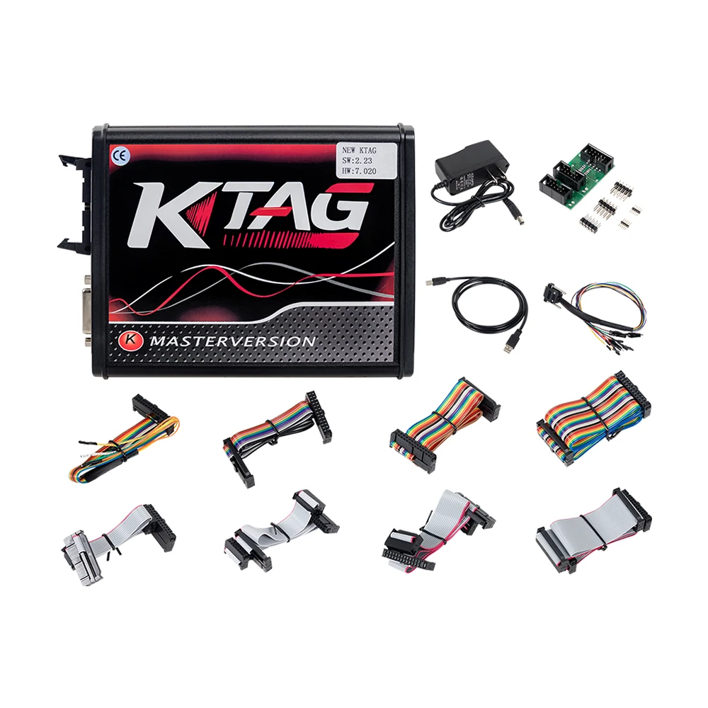 Лучшая цена для Red EU ktag V7.020 V2.23 Master online 7 020 KTAG kess V2 KESS V5.017 ECU программный Чип Tunning Tool