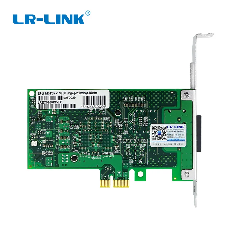LR-LINK 9260PF-LX  Gigabit ethernet server adapter 1000mb fiber optical network card  Intel 82586 Compatible E1G42EF Nic