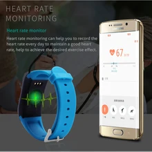 Мода Смарт-браслет IP67 водонепроницаемый монитор сердечного ритма bluetooth Водонепроницаемый браслет Смарт Браслет для IOS и Android