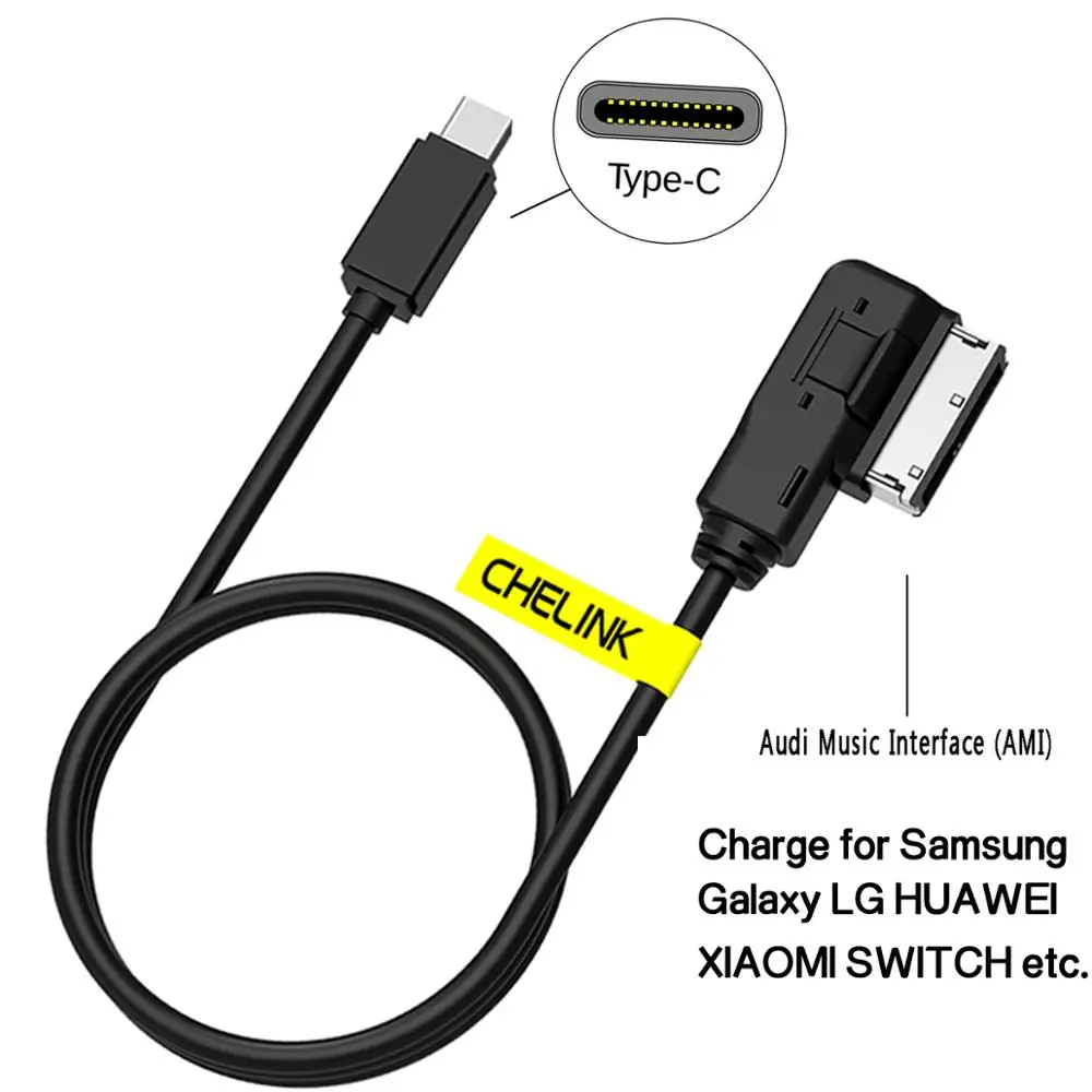 MDI AMI MMI Type C кабель для зарядки samsung huawei xiaomi LG Audi A3 A4 B8 B7 B6 Q5 Q7 A5 A7 R7 S5 A6L A6 C5 A8L A4L|Кабели