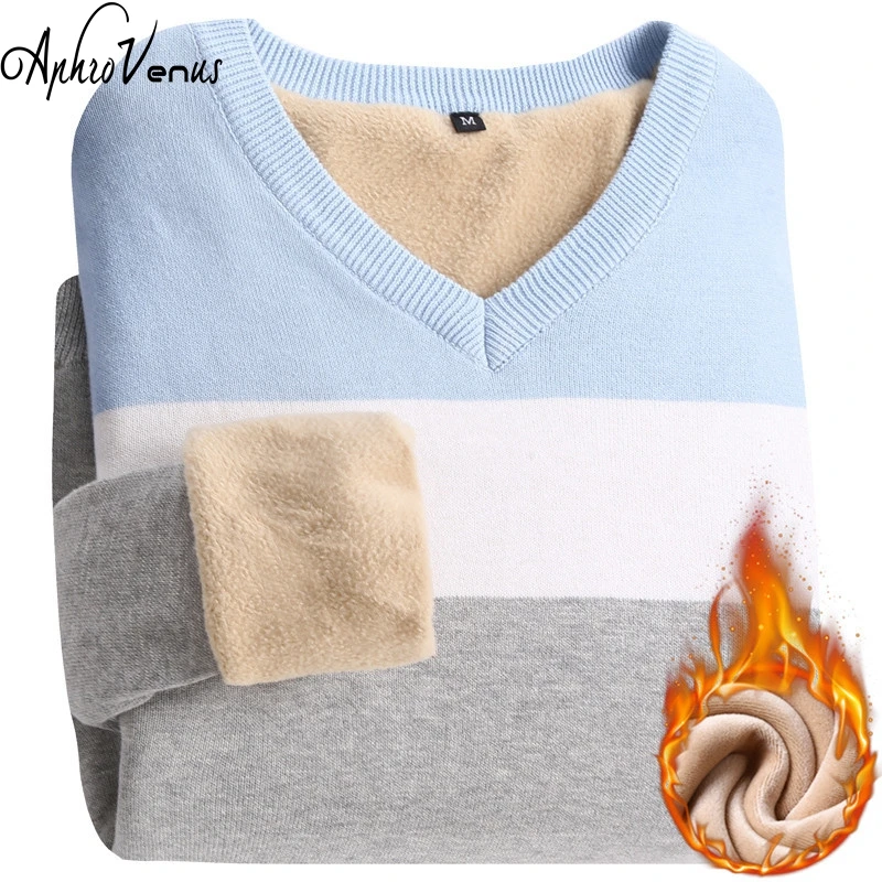 Winter Men Thermal Blouse Warm Thick Shirt Men Long Sleeve Shirts Plaid