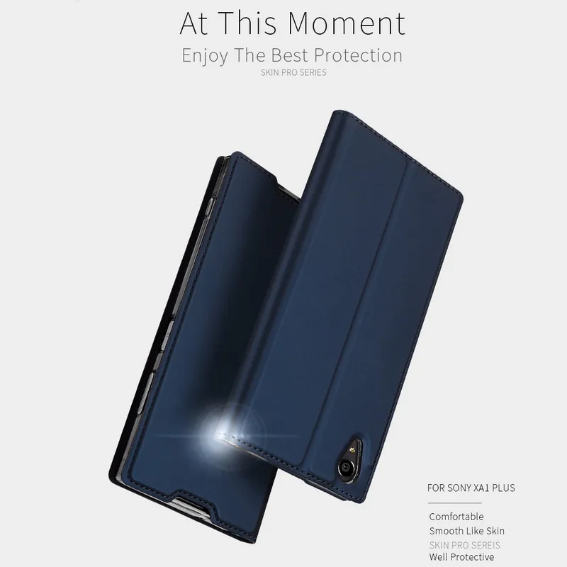 

Magnetic Flip Case For Coque Sony Xperia XA1 Plus Ultra XZ1 XZ2 Premium XZ X Compact XZ3 XP Z5 Mini L1 Z6 E6 XA2 Card Slot Cover