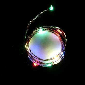 

10 led 1M AA Battery Powered Decorative LED Copper Wire Fairy String Lights Warm White White for Christmas Wedding Parties