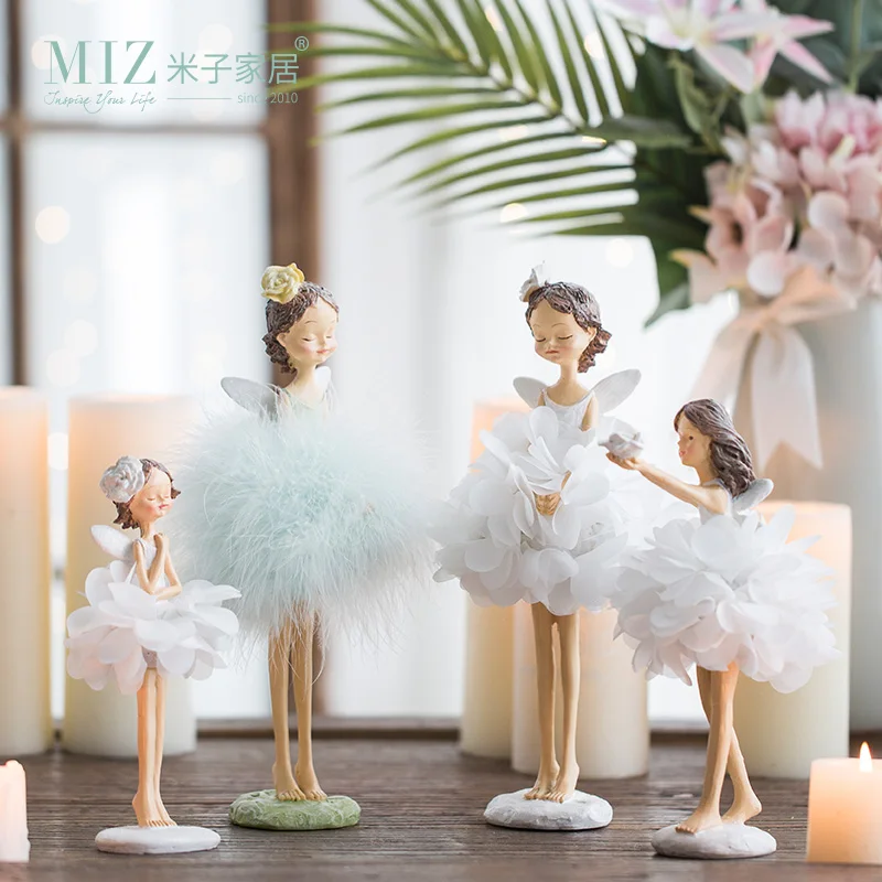 

Miz 1 Piece Resin Dcing Girl Gift for Girl Desktop Standing Home Decoration Display Handmade Craft