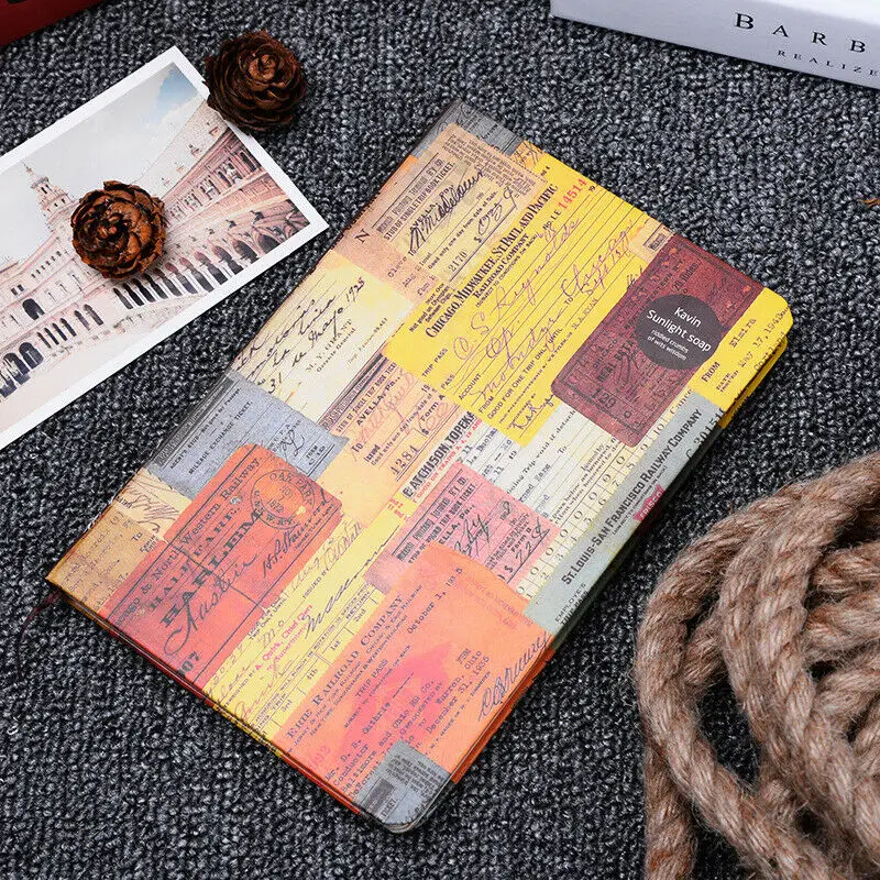 

European-style Creative Retro Notebook Hardcover Hardcover Notepad