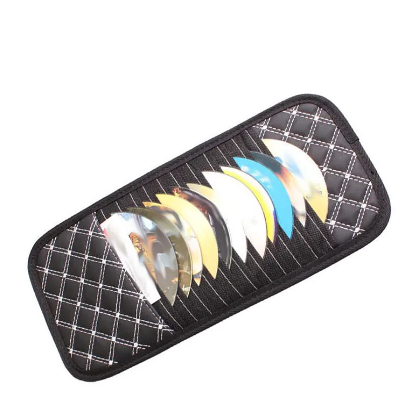 

Car Sun Visor CD Red Wne Set Car CD Absorbing Card Packaging Paper Clip Car Organizer Accessories General model Auto products